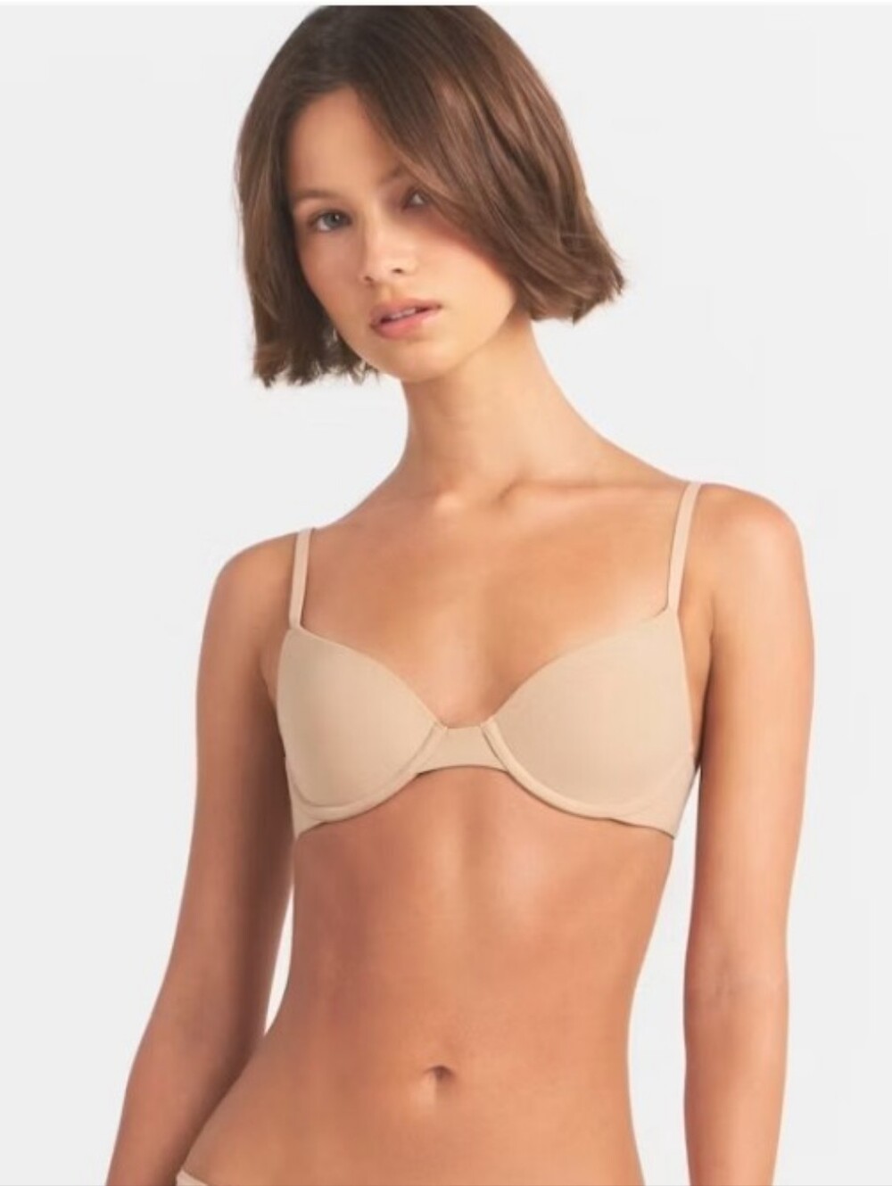 NWT $54 Skims FITS EVERYBODYt-shirt Bra Color Clay Size 34B